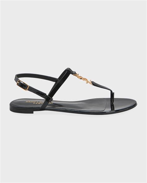 ysl slig|comfortable sandals with slingback.